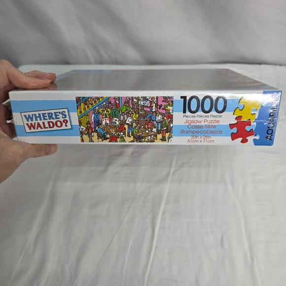 Where's Waldo Wild West Cowboy 1000 Piece Jigsaw Puzzle 20" x28" New Sealed - Picture 3 of 5